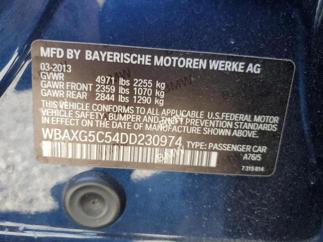 2013 BMW 528 I VIN: WBAXG5C54DD230974 Lot: 47648814