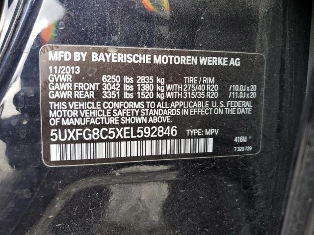 VIN 5UXFG8C5XEL592846 2014 BMW X6, Xdrive50I no.13