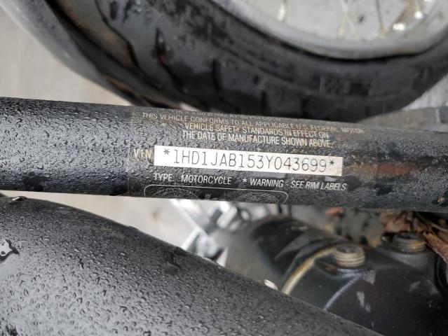 2003 HARLEY-DAVIDSON FXSTBI 1HD1JAB153Y043699