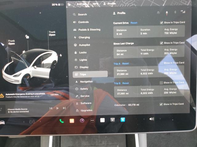 VIN 5YJ3E1EAXKF466822 2019 Tesla MODEL 3 no.9