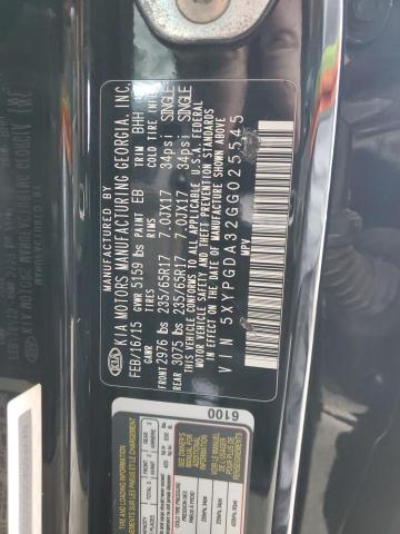 2016 Kia Sorento Lx VIN: 5XYPGDA32GG025545 Lot: 46638274