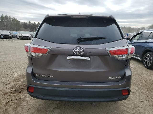 VIN 5TDJKRFH1ES013215 2014 Toyota Highlander, Xle no.6