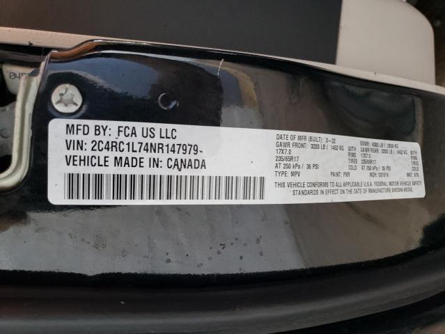 2022 CHRYSLER PACIFICA H - 2C4RC1L74NR147979