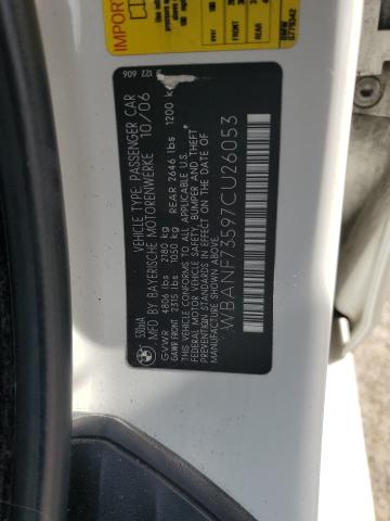 2007 BMW 530 Xi VIN: WBANF73597CU26053 Lot: 46846804