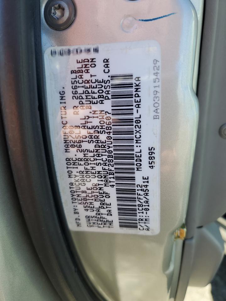 4T1BF28B0YU048607 2000 Toyota Avalon Xl