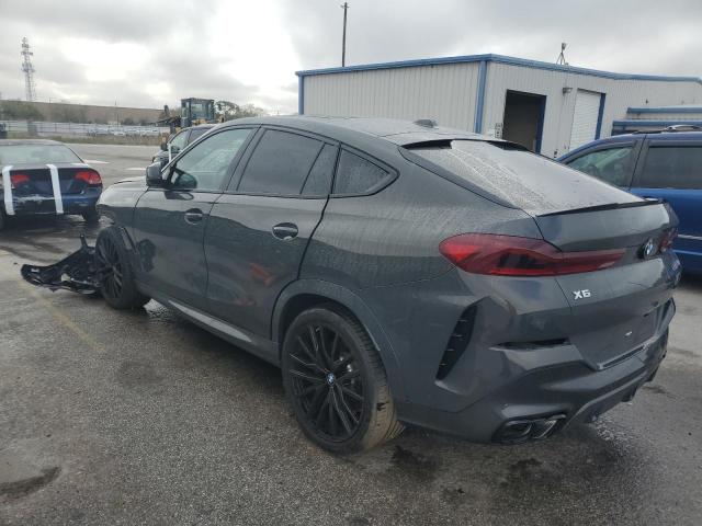 BMW X6 M60I 2024 gray  gas 5UX43EX03R9T35305 photo #3