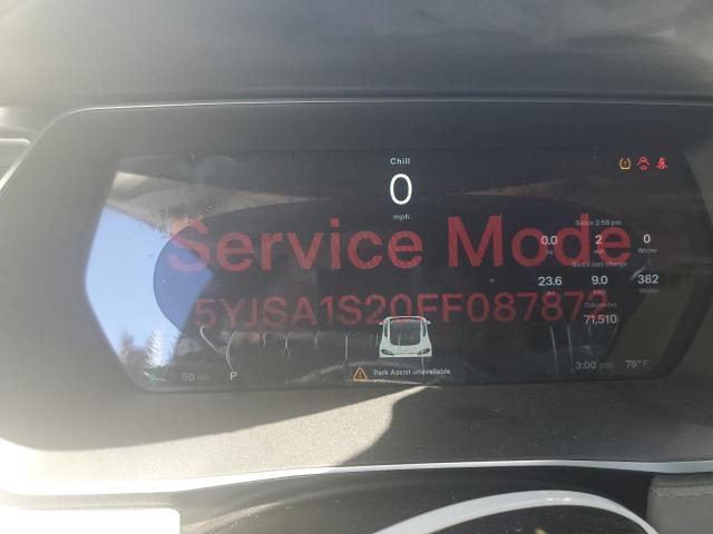 2015 TESLA MODEL S 70 5YJSA1S20FF087872