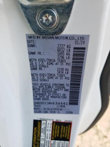 2024 NISSAN FRONTIER S - 1N6ED1CL5RN634441