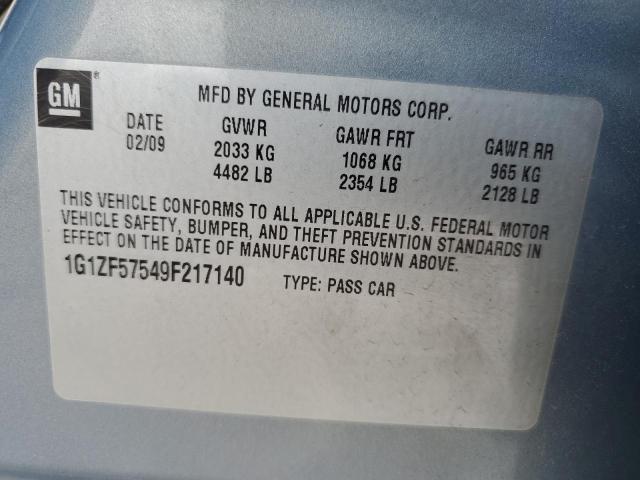 2009 Chevrolet Malibu Hybrid VIN: 1G1ZF57549F217140 Lot: 46580744