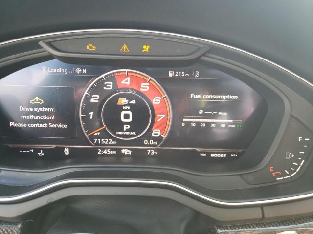 2018 AUDI S4 PRESTIG WAUC4AF44JA003512