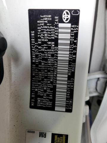 2022 TOYOTA COROLLA LE - 5YFEPMAE8NP272330