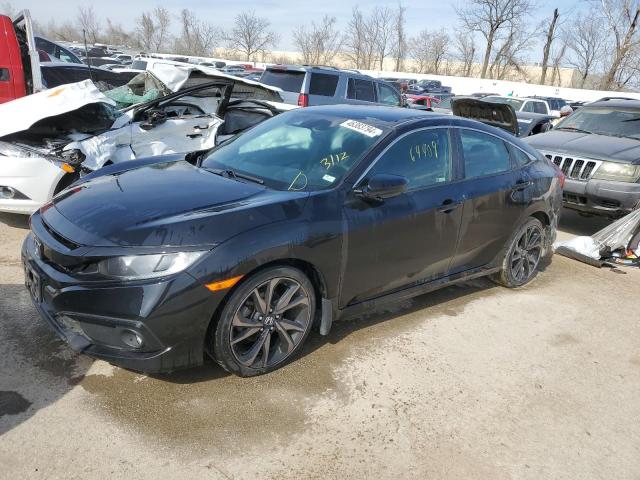 Vin: 2hgfc2f86kh558011, lot: 46383794, honda civic sport 20191