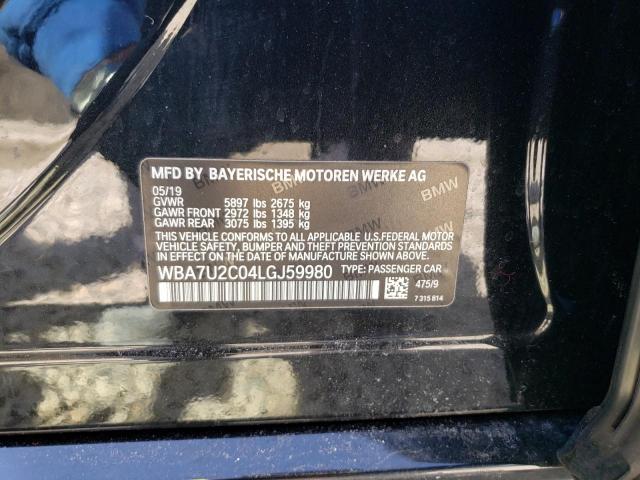 2020 BMW 750 XI - WBA7U2C04LGJ59980