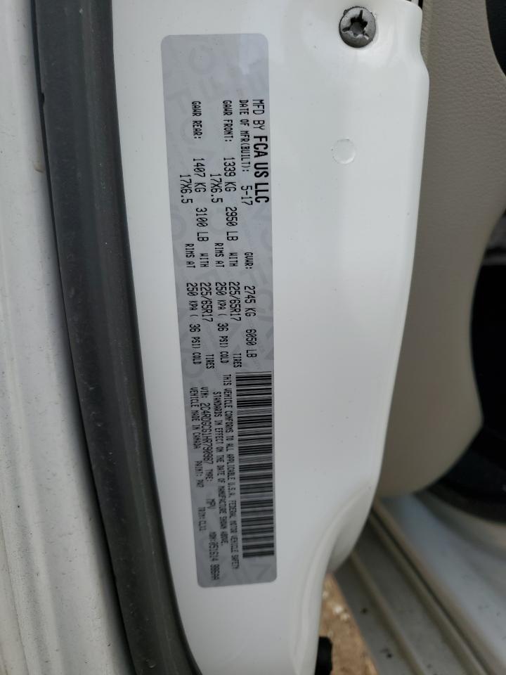 2C4RDGCG1HR790987 2017 Dodge Grand Caravan Sxt