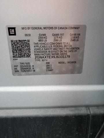 2018 CHEVROLET EQUINOX 1L 2GNAXTEX9J6331179