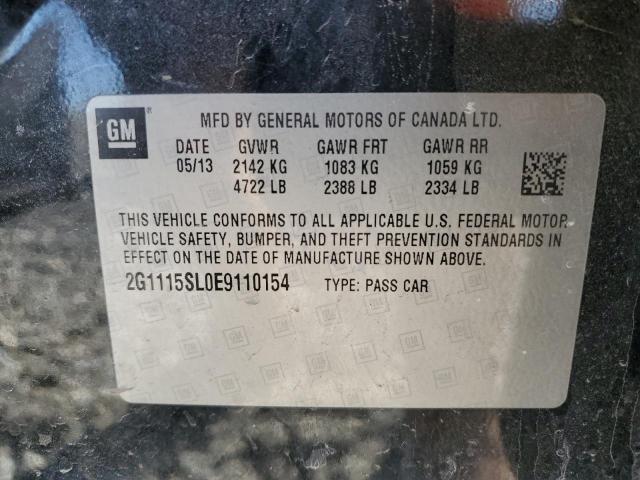 2014 Chevrolet Impala Lt VIN: 2G1115SL0E9110154 Lot: 48321204