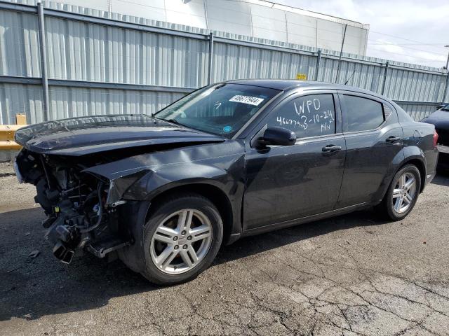 Lot #2407336427 2011 DODGE AVENGER MA salvage car