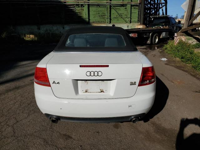 2008 Audi A4 3.2 Cabriolet Quattro VIN: WAUDH48H38K016041 Lot: 47991904