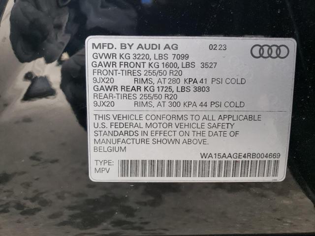2024 AUDI Q8 E-TRON - WA15AAGE4RB004669