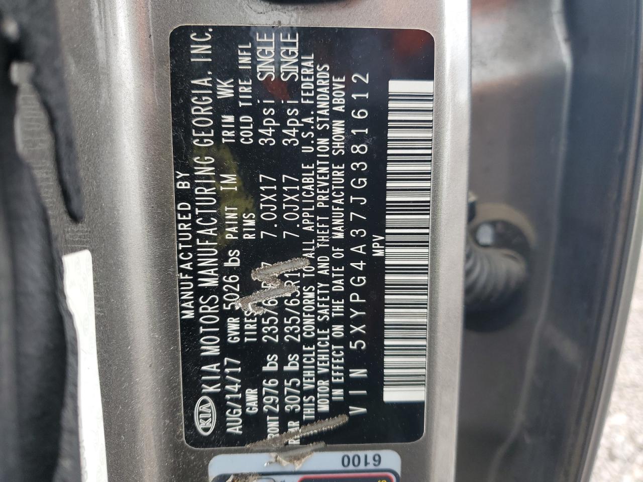 KIA SORENTO LX -