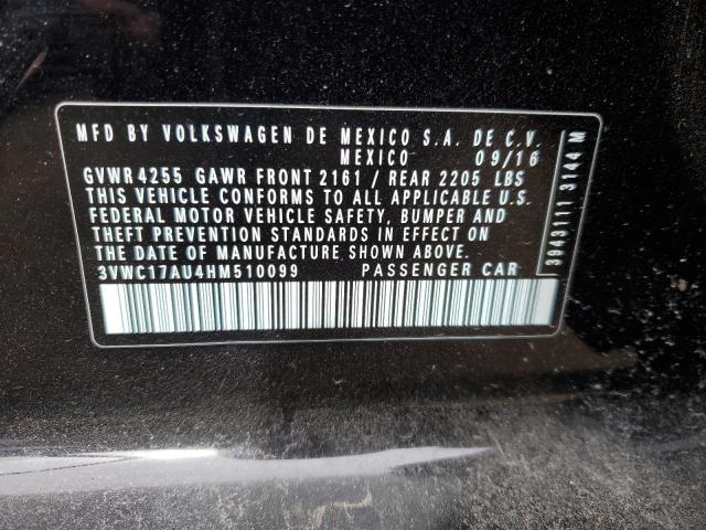 2017 VOLKSWAGEN GOLF SPORT - 3VWC17AU4HM510099