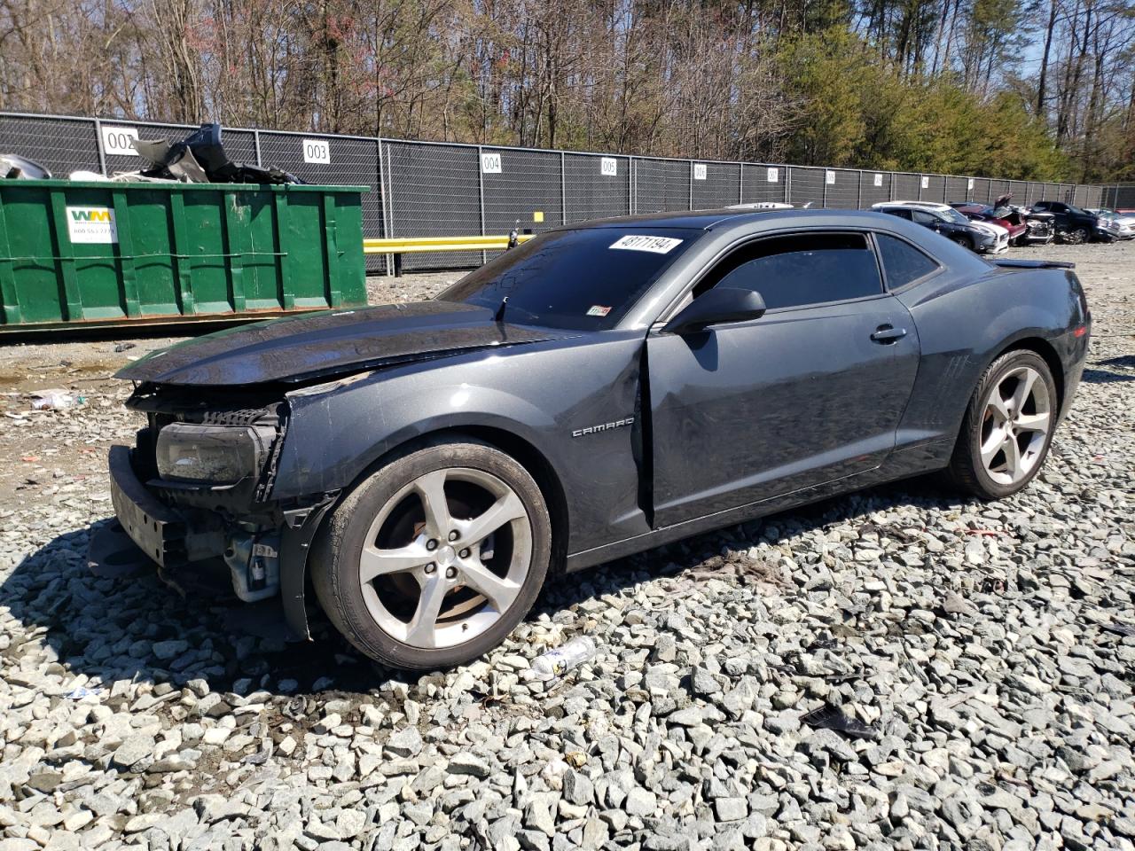 2G1FD1E37F9110543 2015 Chevrolet Camaro Lt