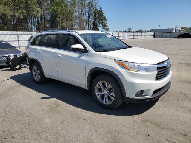 VIN 5TDKKRFH1ES007399 2014 Toyota Highlander, Xle no.4