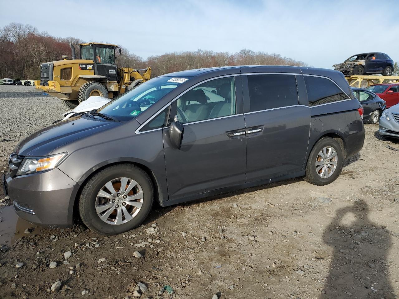 5FNRL5H63EB067592 2014 Honda Odyssey Exl