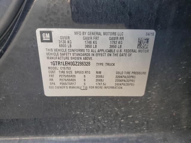 2016 GMC SIERRA C15 - 1GTR1LEH0GZ286328