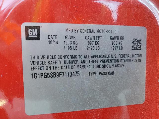 2015 CHEVROLET CRUZE LTZ - 1G1PG5SB9F7113475