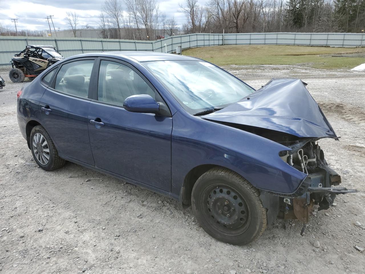 KMHDU4AD8AU868963 2010 Hyundai Elantra Blue