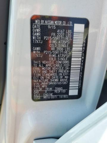 2016 NISSAN JUKE S - JN8AF5MVXGT651087