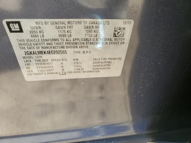 2014 GMC Terrain Sle VIN: 2GKALMEK4E6202565 Lot: 47515614