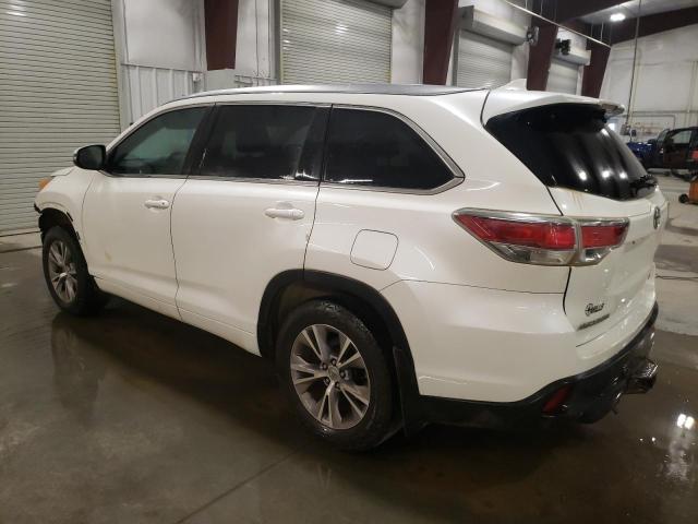 VIN 5TDJKRFHXES050750 2014 Toyota Highlander, Xle no.2