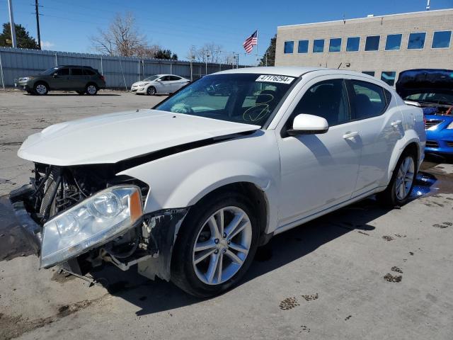 Lot #2441315608 2011 DODGE AVENGER salvage car