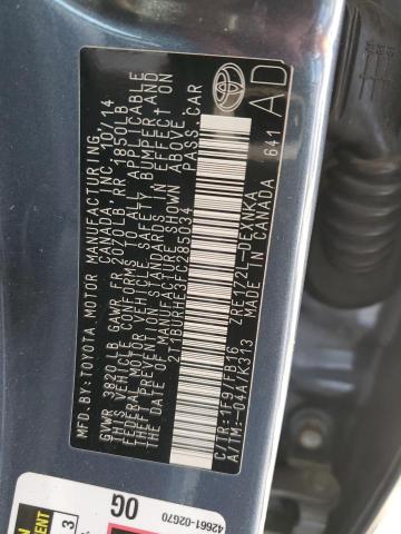 2015 TOYOTA COROLLA L - 2T1BURHE3FC285034