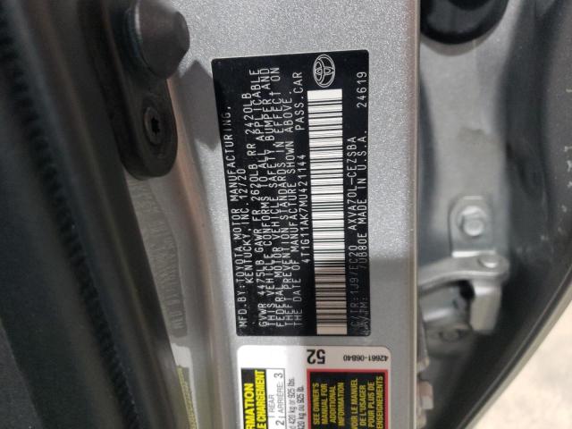 VIN 4T1G11AK7MU421144 2021 Toyota Camry, SE no.13