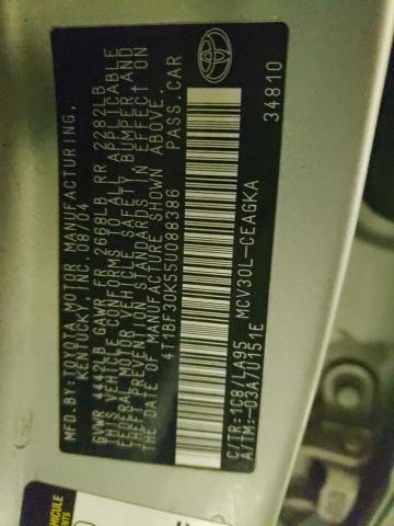 2005 Toyota Camry Le VIN: 4T1BF30K55U088386 Lot: 48608534