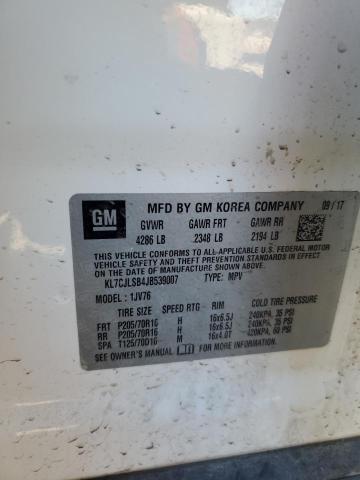 2018 CHEVROLET TRAX 1LT - KL7CJLSB4JB539007