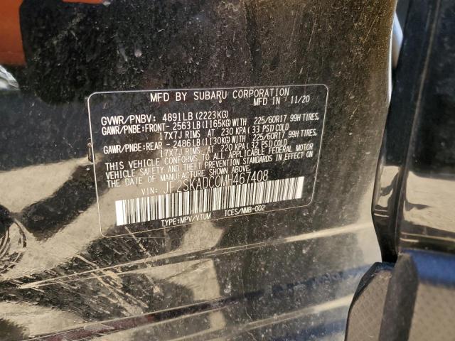 2021 Subaru Forester VIN: JF2SKADC0MH467408 Lot: 47506304