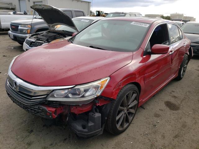 Lot #2533193508 2017 HONDA ACCORD SPO salvage car