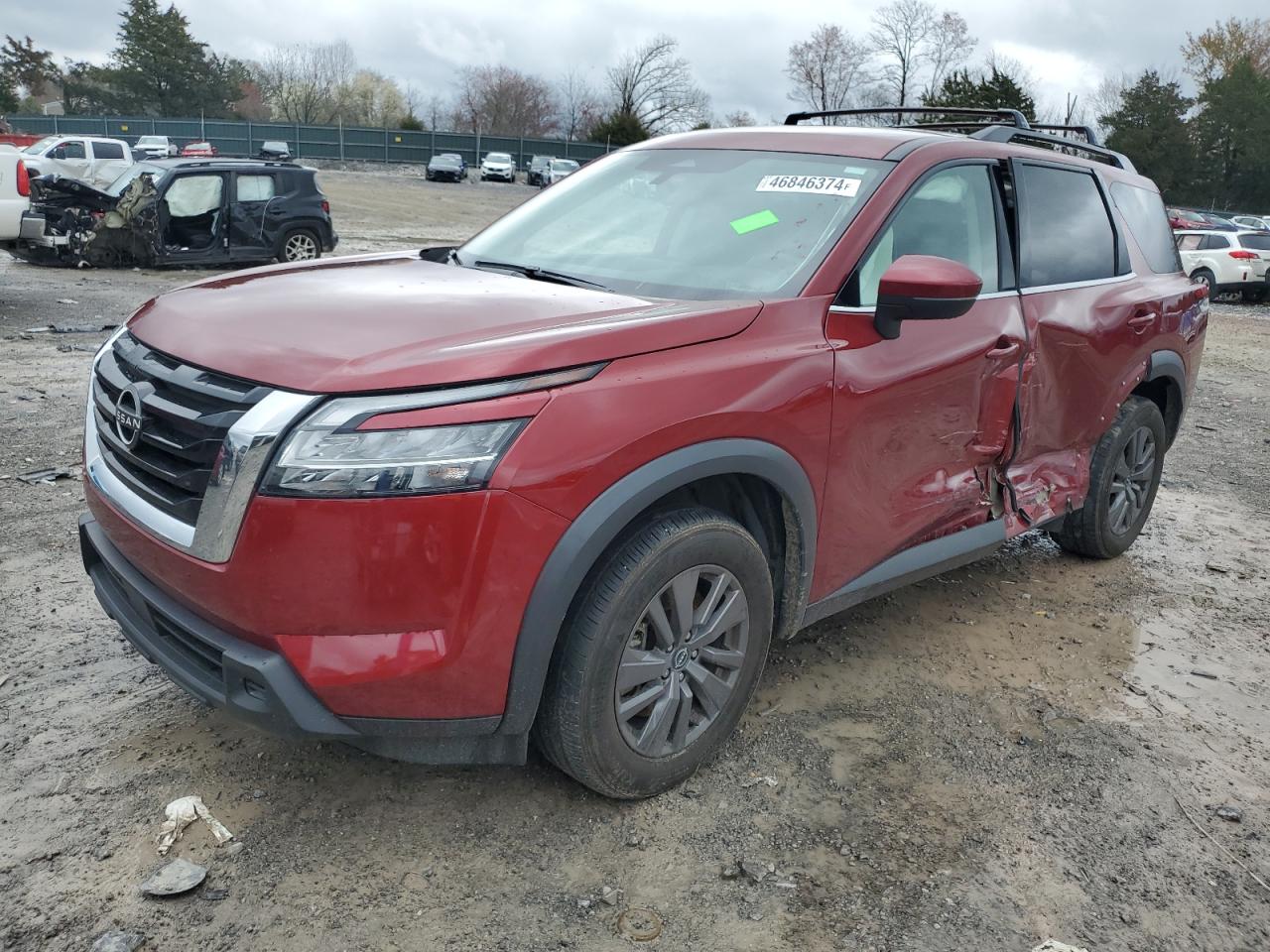 2022 Nissan Pathfinder Sv vin: 5N1DR3BA7NC247547