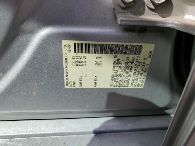 2009 Nissan Maxima S VIN: 1N4AA51E89C857077 Lot: 46829464