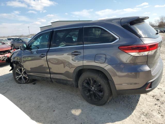 TOYOTA HIGHLANDER 2019 gray  gas 5TDBZRFH5KS722273 photo #3