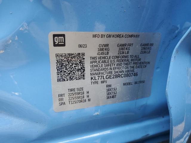 2024 CHEVROLET TRAX 1RS - KL77LGE28RC080746