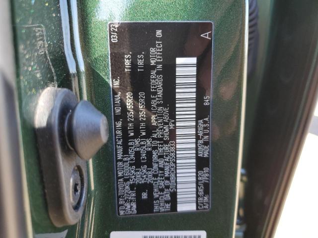 VIN 5TDXBRCH3PS583833 2023 Toyota Highlander, Hybri... no.14