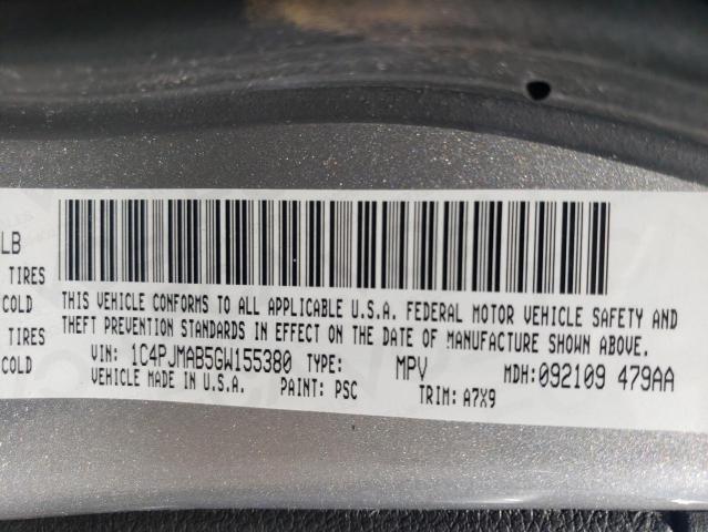 2016 JEEP CHEROKEE 1C4PJMAB5GW155380