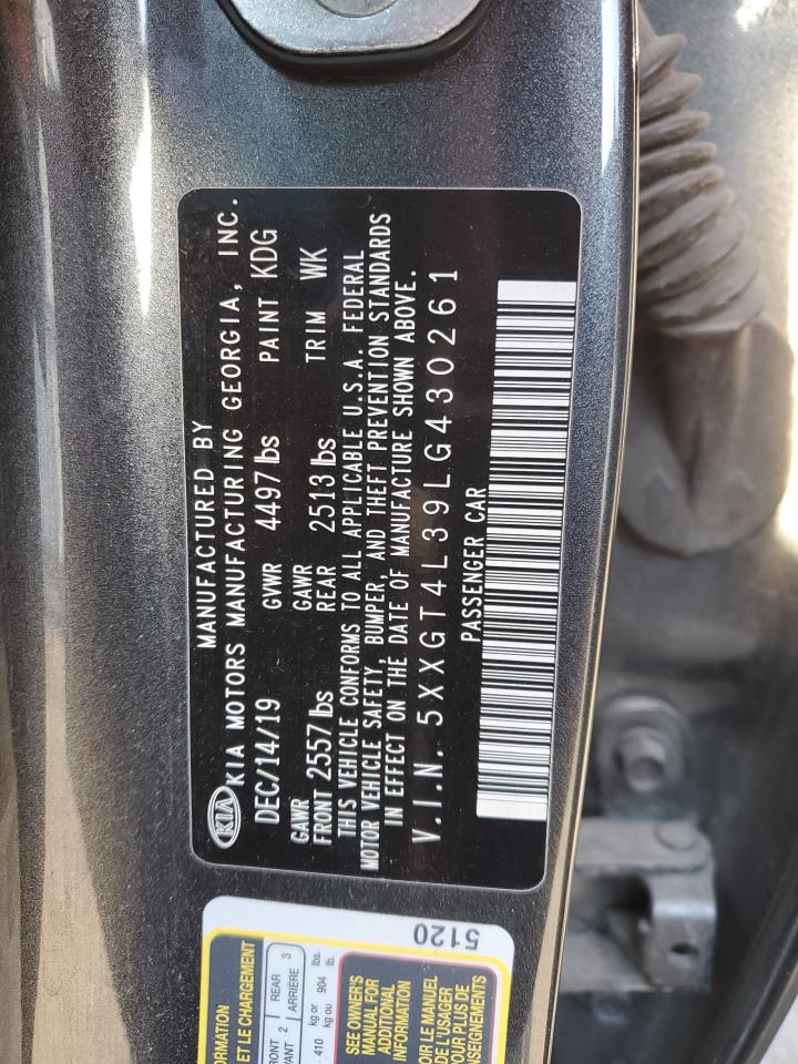 5XXGT4L39LG430261 2020 Kia Optima Lx 5XXGT4L39LG430261 2020 Kia Optima Lx