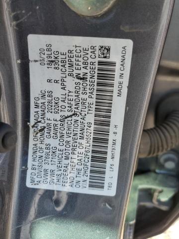 2HGFC2F67LH552749 Honda Civic LX 12