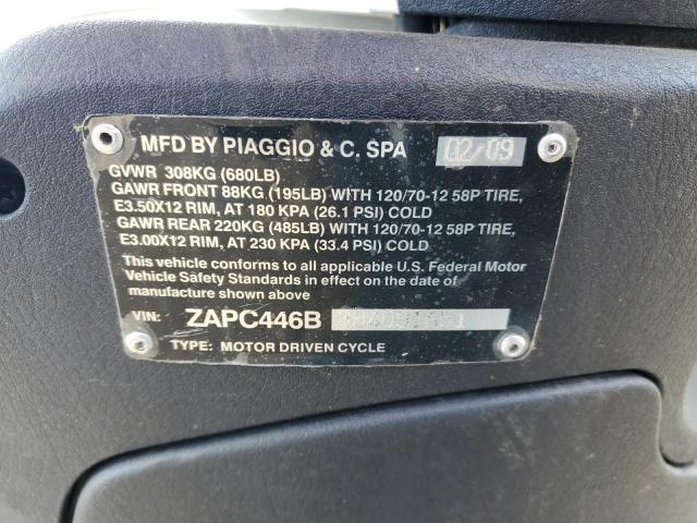 2009 PIAGGIO FLY 50 - ZAPC446B394001651